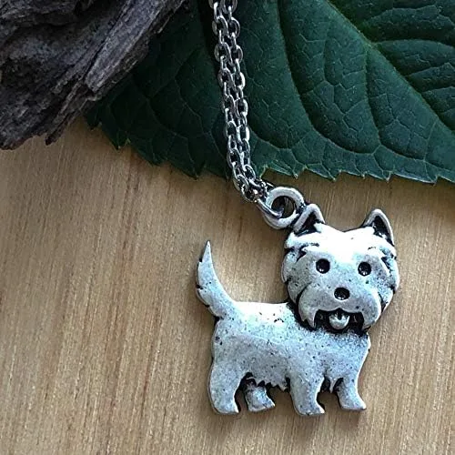 Vista 4 de PammyJ Joyería para perros collar para cachorros para niñas y mujeres, 17.5 pulgadas