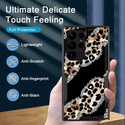 Vista 613 de Funda para Galaxy A14 5G, resistente de doble capa híbrida de policarbonato duro, goma suave, a prueba de golpes, funda protectora resistente