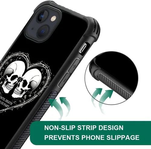 Vista 463 de Funda compatible con iPhone 15, diseño de elefantes africanos, diseño increíble a prueba de golpes, antiarañazos, carcasa trasera de policarbonato