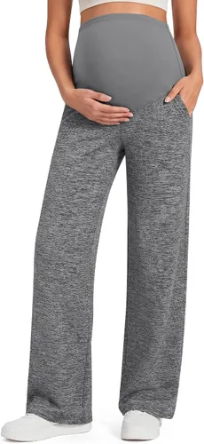 Vista 18 de G4Free EverGoing - Pantalones de maternidad sobre el vientre, pantalones de Negro
