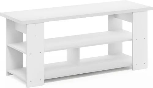 Vista 29 de Furinno 11191BK THE Centro de Entretenimiento Soporte para TV, Negro