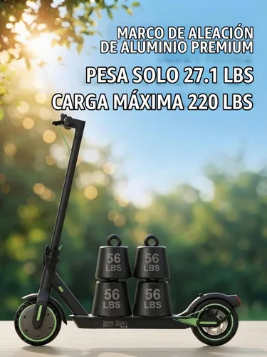 Vista 6 de isinwheel Scooter eléctrico S9 S9 Pro, 19 MPH, 350W, plegable S9Pro Negro
