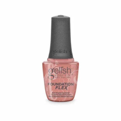 Vista 7 de Gelish Foundation Flex – Capa base flexible para uñas, relleno de estrías y protección perfecta, kit de esmalte de uñas de gel de base de goma