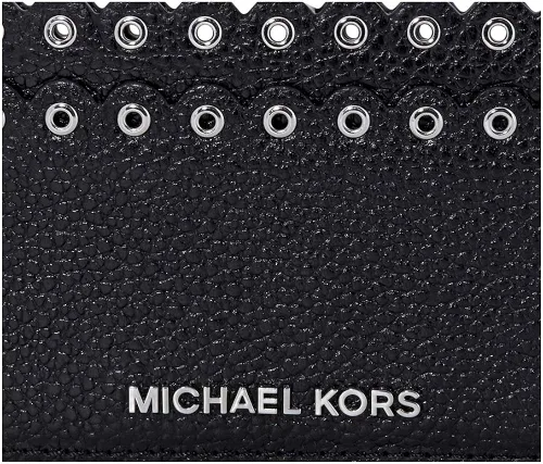 Vista 4 de MICHAEL Michael Kors mujeres dinero piezas cuero festoneado tarjeta caso
