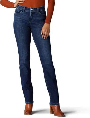 Vista 19 de Lee Jeans de pierna recta Ultra Lux Comfort con Flex Motion para mujer Negro