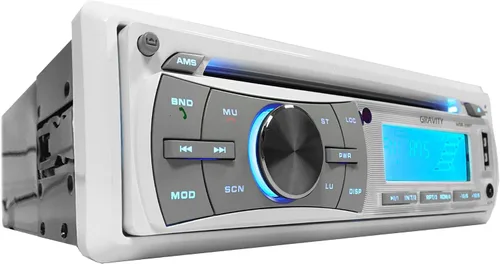 Vista 3 de Gravity MGR-208BT 300W Single DIN Marine Boat/Yatch Receptor/CD/SD/USB/Aux/AF/FM/MP3 - Funciona con Bluetooth