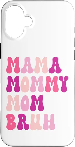 Vista 23 de Ma Mama Mommy Mom Bruh Funny Boy Mom Mothers Day Case for iPhone 17
