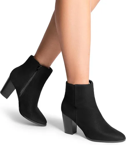 Vista 7 de DREAM PAIRS - Botines de tacón ancho con bloque para mujer
