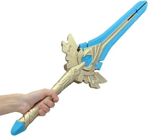 Vista 3 de Espada de cosplay de Halloween para Skyward Wolf's Blade Gravestone PU espuma armas regalos de cumpleaños Hoja Skyward