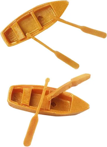 Vista 3 de Moldes de silicona para remos de barcos pequeños, molde de fondant de bote de remos 3D, moldes de caramelo de chocolate, molde de decoración