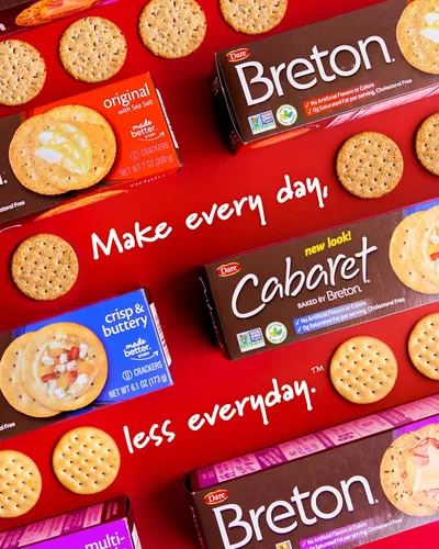 Vista 6 de Breton Galletas multigrano, 7.3 onzas (paquete de 3)