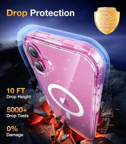 Vista 1048 de DIACLARA - Funda transparente compatible con iPhone XR 6.1 pulgadas 2018