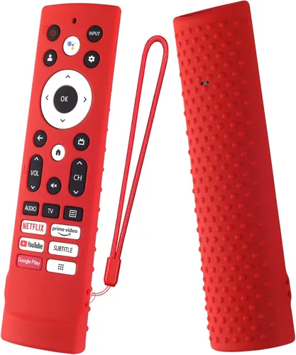 Vista 3 de Funda de silicona para control remoto de voz Hisense ERF3A90 para Hisense U7G U9G U8 Series 4K ULED Remote Funda de silicona (azul)