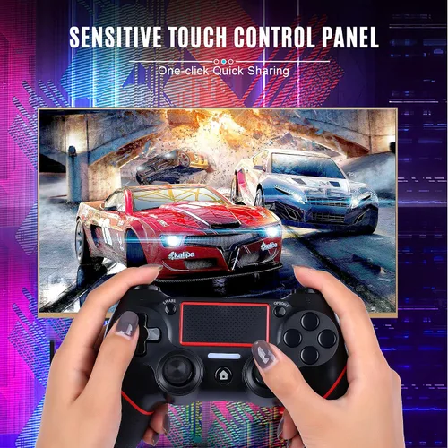 Vista 5 de Railay Controlador de juegos inalámbrico compatible con consola PS-4
