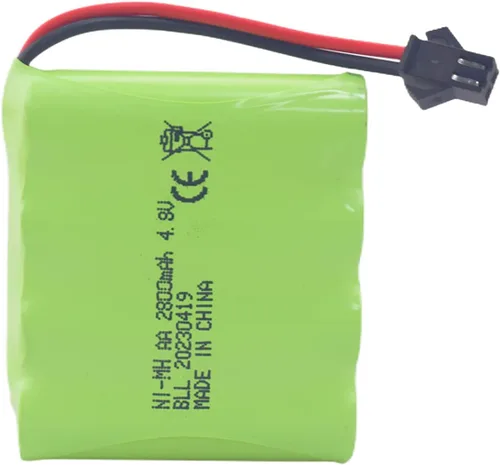 Vista 5 de sea jump Batería recargable AA de 4.8 V 2800 mAh con enchufe SM-2P y cable de carga USB para SY-E511 RC Excavadora Camión Ingeniería Vehículo E562