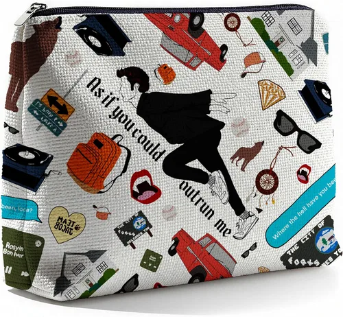 Vista 11 de Bolsa de maquillaje Travel World Terror negro