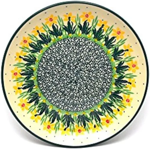 Vista 19 de Plato de cerámica polaca - Ensalada/Postre (7 3/4") - Otoño