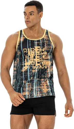 Vista 4 de AIMPACT Camiseta sin mangas de malla casual para hombre