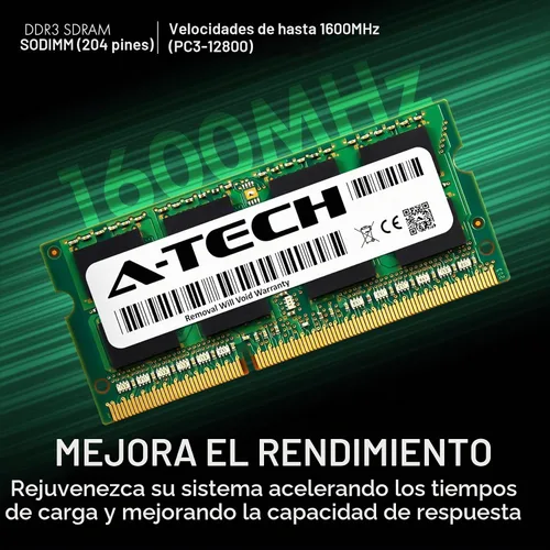 Vista 6 de A-Tech 4 GB de RAM para Apple MacBook Pro (mediados de 2012), iMac (finales de 2012, principios/finales de 2013, finales de 2014, mediados de 2015)