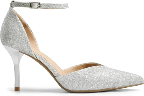 Vista 2 de DREAM PAIRS Zapatos de tacón alto para mujer, con tiras cerradas, correa en el tobillo, puntera puntiaguda, tacón D'Orsay para boda, fiesta, zapatos