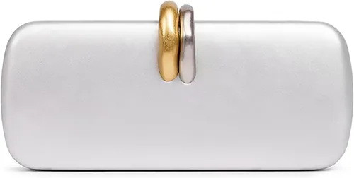 Vista 27 de Bolso de mano de piel sintética desmontable con cadena cruzada, bolso de noche, bolso de mano para mujer, formal, boda, fiesta, baile de graduación