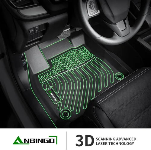 Vista 2 de ANBINGO® - Alfombrillas de piso para automóvil, accesorios para todo tipo de clima