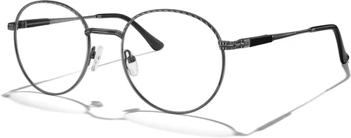 Vista 7 de Gafas de lectura redondas para mujer, diseño de moda, gafas de computadora y bisagras de resorte