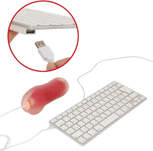Vista 5 de Calentador USB Onahole, palo de calentamiento rápido para masturbador masculino, varilla de calefacción segura de 98.6 °F para coño de bolsillo