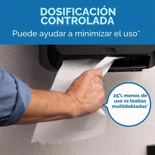 Vista 6 de Rollo de toallas de papel Pacific Blue Ultra de alta capacidad 1 Caja(s), 1 Toallas/Caja