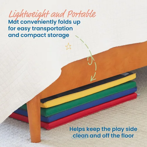 Vista 5 de ECR4Kids SoftZone 123 Look at Me - Tapete de actividades plegable, surtido Variado