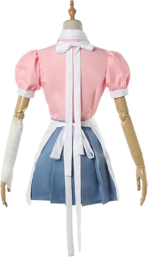 Vista 4 de CR ROLECOS Conjunto completo de disfraz de anime Junko Mikan Ibuki para mujer