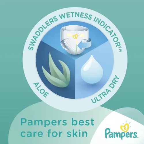 Vista 2 de Pañales Pampers Swaddlers Sensitive, NA, recién nacido, 1, 1