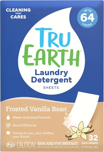 Vista 18 de Tru Earth Hojas compactas de detergente seco para ropa – hasta 768 cargas (384 unidades) – Sin parabenos – Detergente sin líquido original