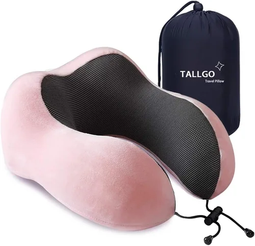 Vista 11 de Almohada de viaje, la mejor almohada cervical de espuma viscoelástica, soporte de cabeza, almohada suave de apoyo para la cabeza para dormir