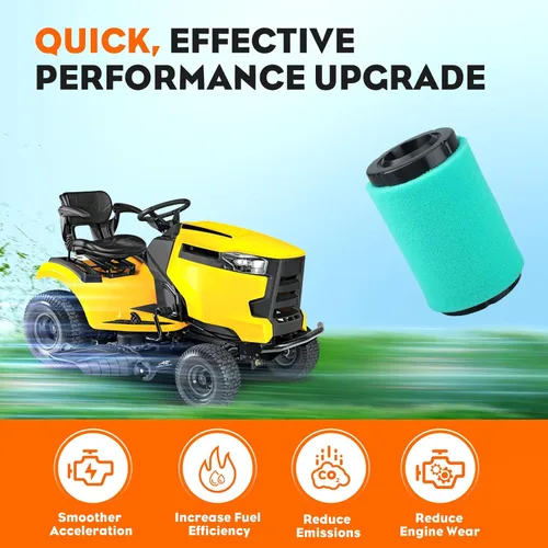 Vista 7 de Hipa 22 083 01-S 22 883 01-S1 Filtro de aire para Cub Cadet XT1 LT42 Kohler 5400 Series KS530-595 17 18 19 19.5HP Motor de cortacésped Reemplazo