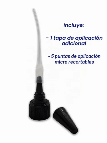 Vista 2 de Pegamento CA de goma negra endurecida - 2oz de súper pegamento de cianoacrilato prémium - Adhesivo de viscosidad medio-gruesa de 500 CPS - Pegamento
