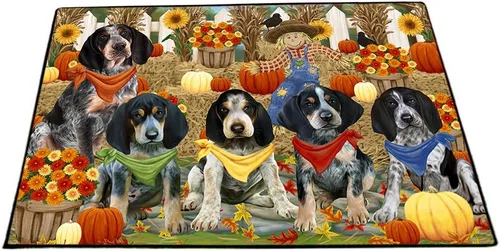 Vista 17 de Doggie of the Day Bluetick Coonhound - Tapete para perros - Día de la Independencia del 4 de julio - El mejor tapete para perro - Decoración
