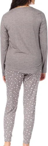 Vista 3 de Rae Dunn Ropa de dormir para mujer, conjunto de pijama de dos piezas a juego para mujer