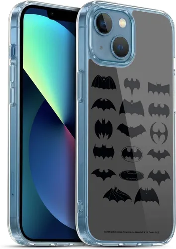 Vista 170 de Head Case Designs Funda de gel con licencia oficial de Batman DC Comics Bat Signal Logos [protección de grado militar] compatible con Apple iPhone 7