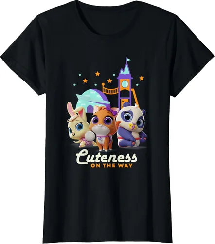 Vista 44 de Disney Camiseta Junior T.O.T.S. Cuteness On the Way Negro