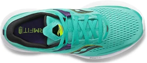 Vista 4 de Saucony Tenis de correr Ride 15 para mujer Aleación de cuarzorosa