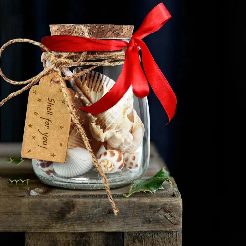Vista 5 de Folinstall Tarros de vidrio pequeños de 7 onzas con tapas de corcho, paquete de 20 recipientes de yogur con tapas de polietileno para dulces