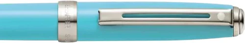 Vista 2 de Sheaffer Prelude - Mini bolígrafo, turquesa brillante con borde de placa de níquel (E2980651)