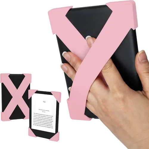Vista 12 de Strapsicle Correa de Mano de Silicona – Kindle & Paperwhite (6”) Gen 7–10, Kobos de 6” – Mediana – Pack de 2 – Negro – Cómoda Alternativa a la Funda