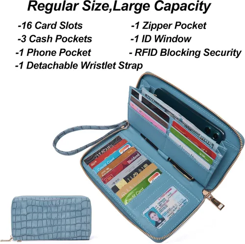 Vista 2 de Qiyuer Bolso tipo cartera para mujer, con asa superior, juego de 2 bolsas de trabajo