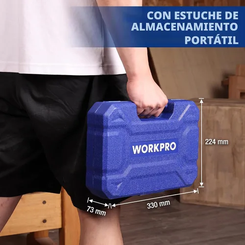 Vista 7 de WORKPRO Juego de cinceles de madera de 10 piezas para carpintería, cinceles de borde biselado Cr-V (1/4", 1/2", 3/4", 1", 1-1/4", 1-1/2") con piedra