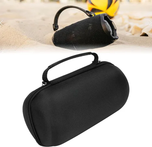 Vista 6 de Estuche rígido de viaje para altavoz Charge 6, bolsa de transporte protectora a prueba de golpes con mango cómodo y correa de hombro, para altavoz