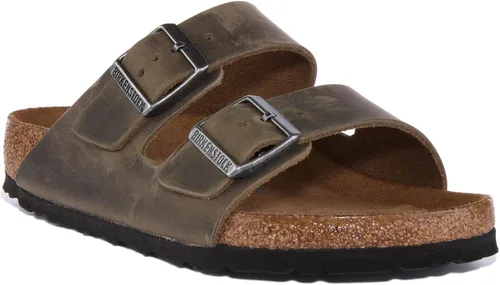 Vista 35 de Birkenstock Sandalias unisex Arizona con plantilla suave para adultos Lima activa