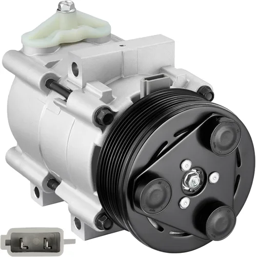 Vista 23 de BDFHYK Compresor de aire acondicionado con embrague compatible con Ford F-250 F-350 Super Duty 6.2L 2017-2019, F-450 F-550 Super Duty 6.8L