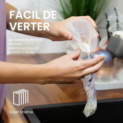 Vista 7 de Boon Trove Extractor de leche manual de silicona – Colector de leche pasivo – Extractor de leche manos libres para lactancia – Esenciales